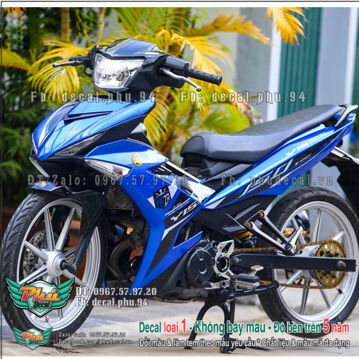 Tem rời ex exciter 150 y15 zr xanh gp hàng loại 1.