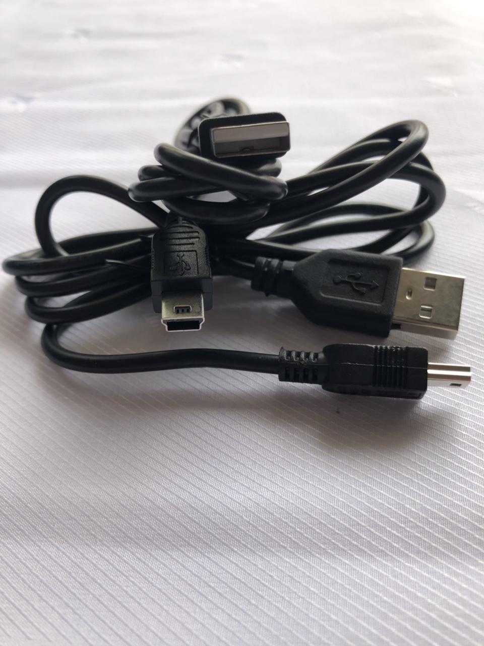 Combo 2 sợi- dây sạc usb ra mini usb dài 1 mét
