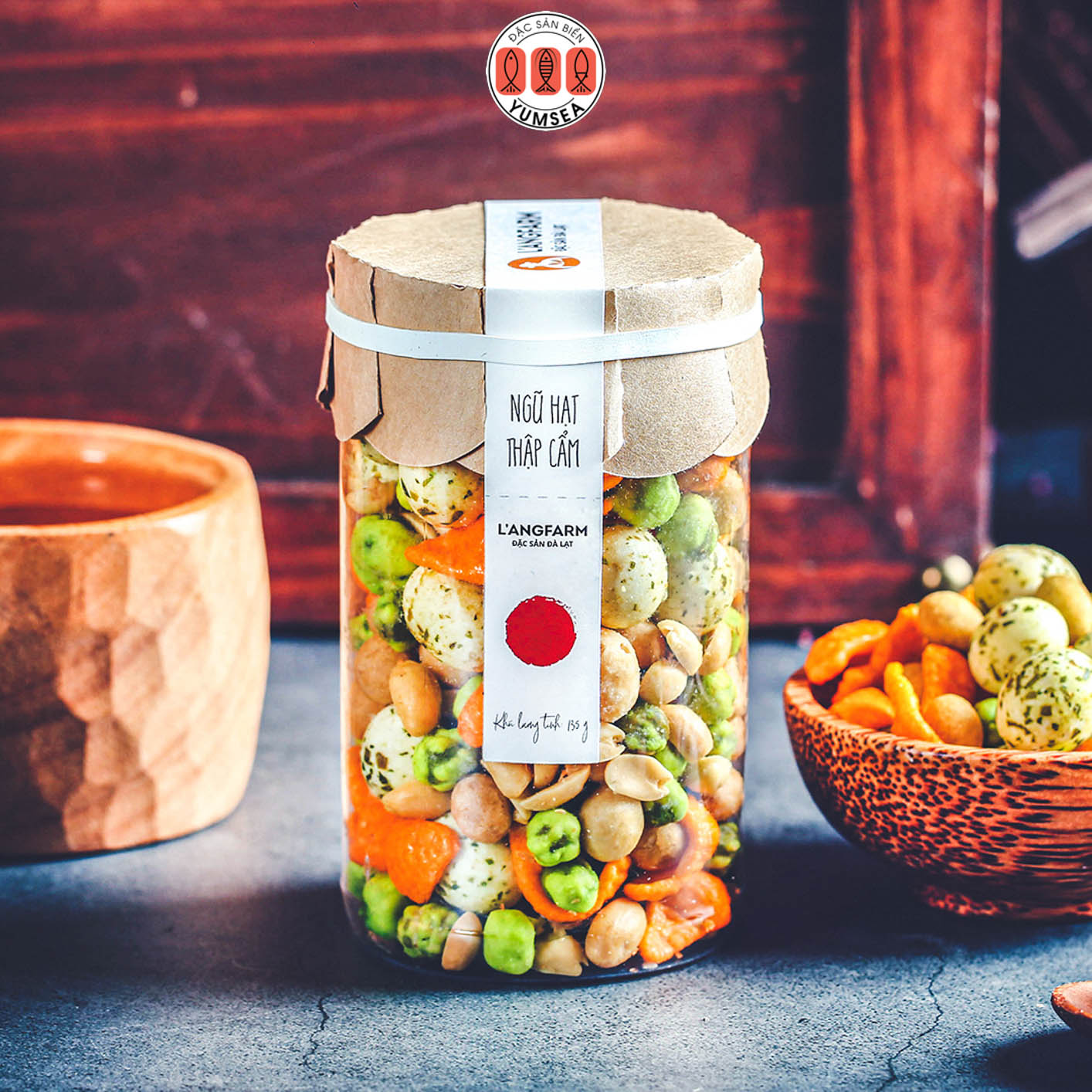 Ngũ hạt thập cẩm, 135g, hũ, mẫu tobita