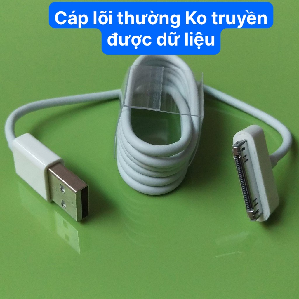 Cáp sạc ip4,4s, 1,2,3 dây foxconn xài bền / cáp sạc ip4/4s ,tablet táo 2/3/4 loại foxconn,truyền dữ liệu nhanh new