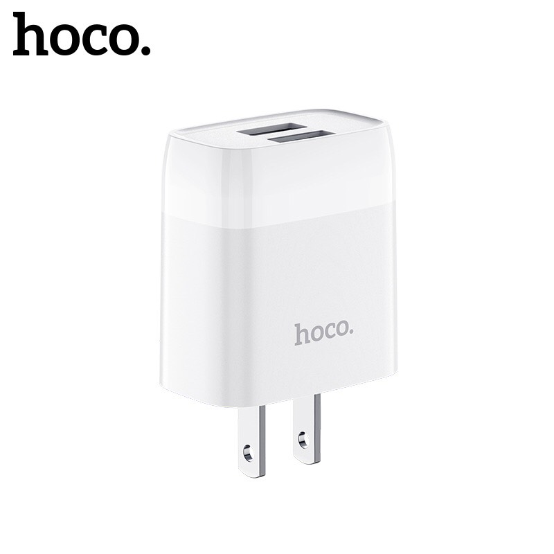 Cốc sạc 2 cổng usb hoco c73 2.4a