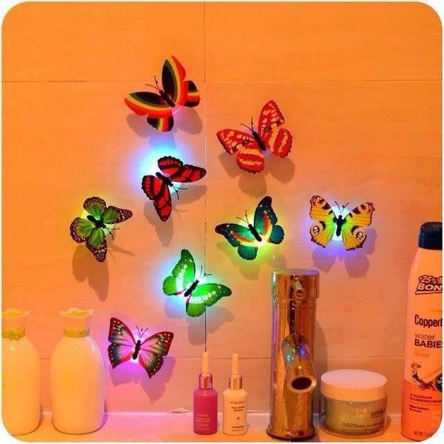 Đèn led dán tường bướm