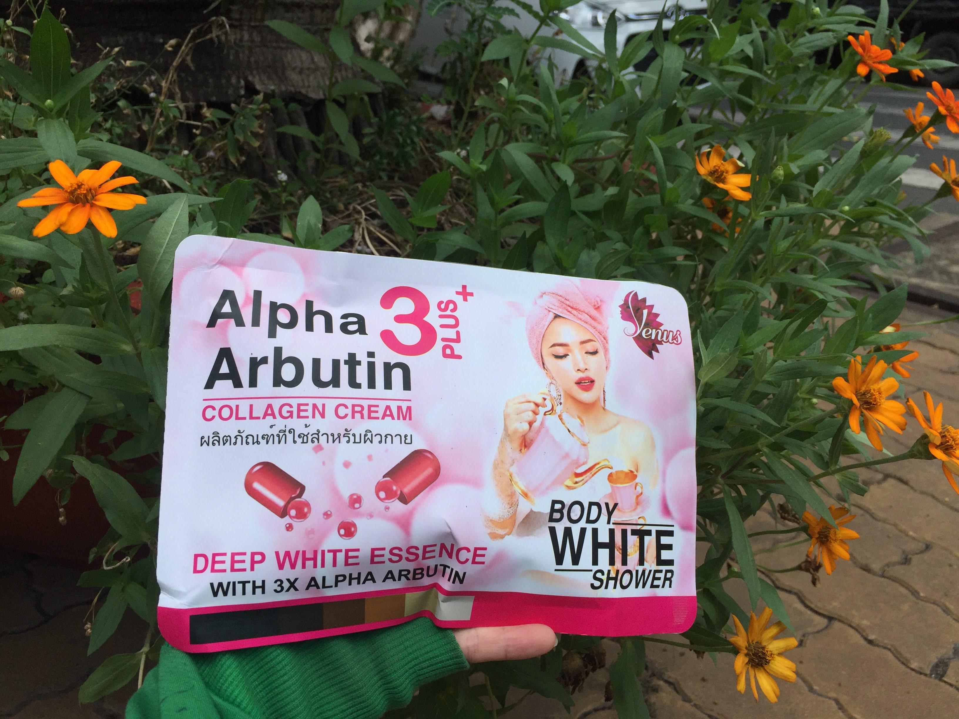 Set tắm trắng da Thái Lan Alpha Arbutin 390 gram