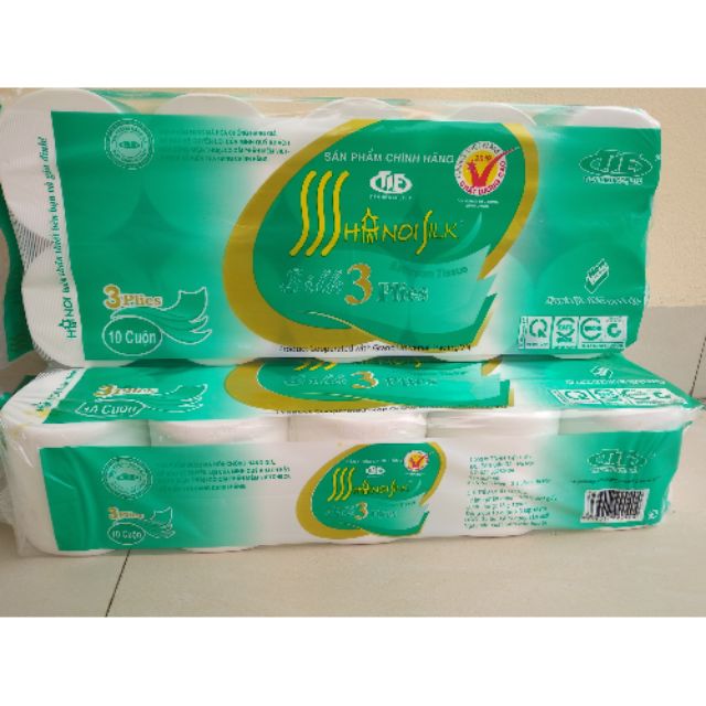 Combo 2 bịch giấy vệ sinh hà nội dai mềm mịn Có lõi và không lõi - 3