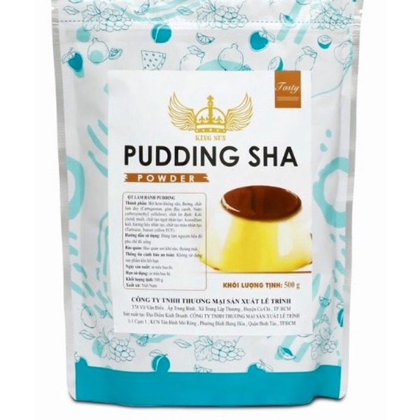 Bột bánh Flan Rau câu Pudding King Sun