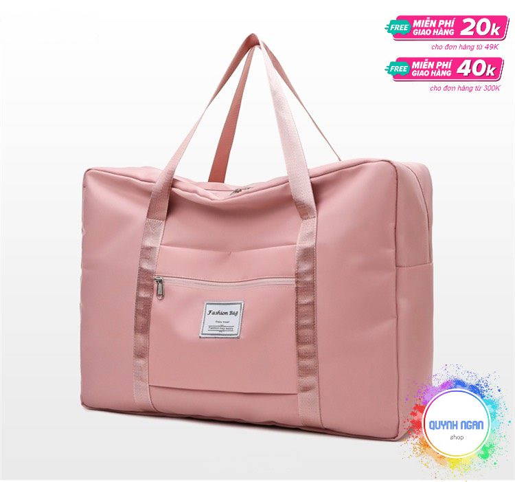 Túi du lịch chất liệu vải dù chống thấm nước quai đeo chắc chắn size siêu rộng 53cm