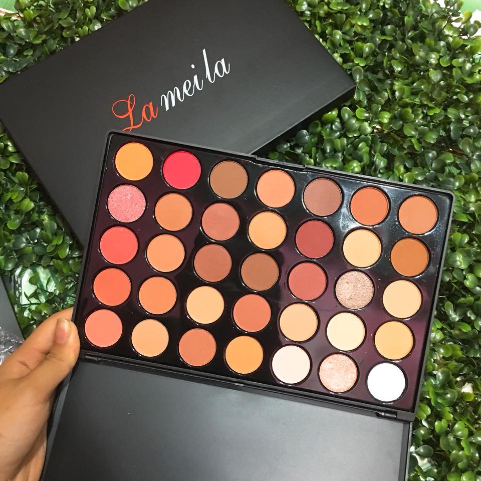 Phấn Mắt 35 ô Lameila 35 Color Eye Shadow Palette La Mei dùng cực mê