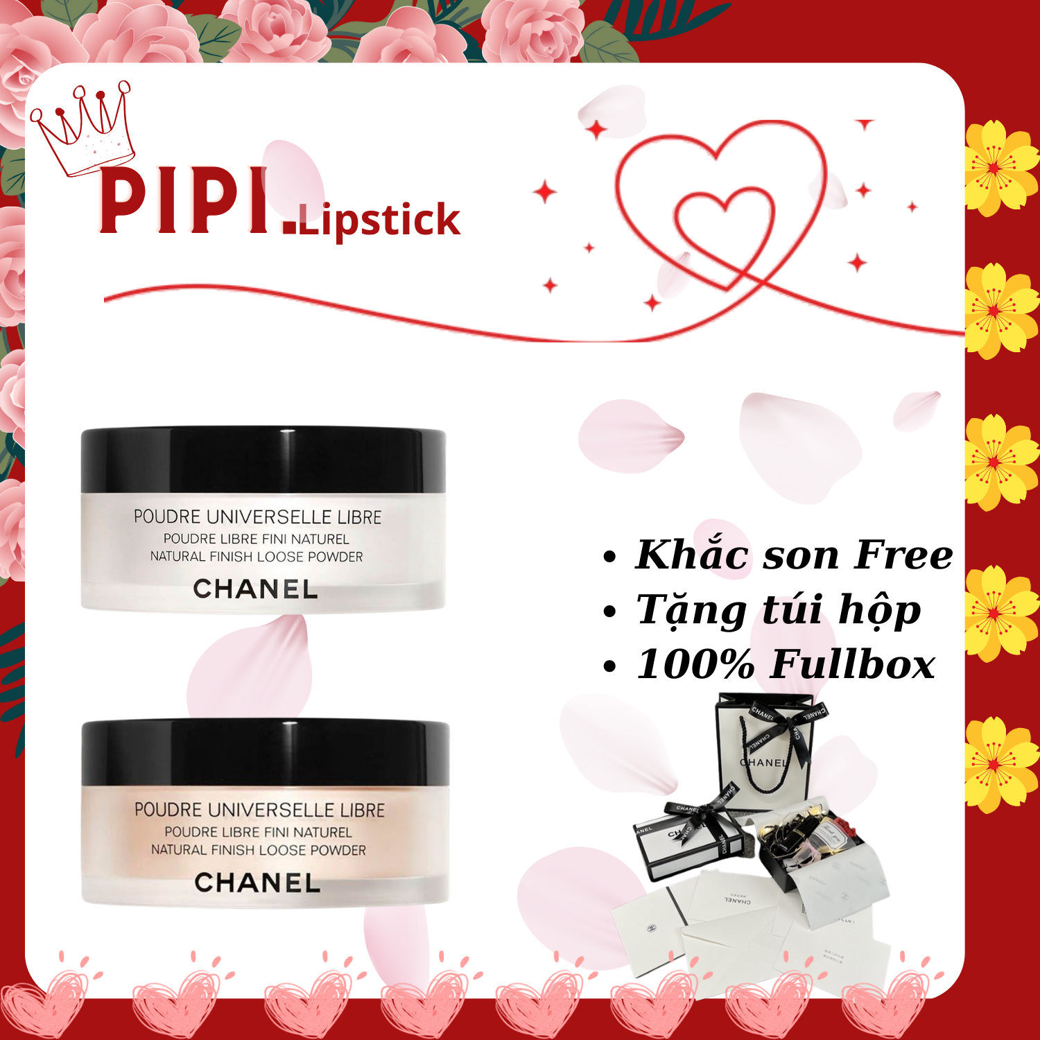 Phấn Phủ Bột Chanel Poudre Universelle Libre Natural Finish Loose Powder Dạng Bột Pháp 30g. Tiệm son PiPi