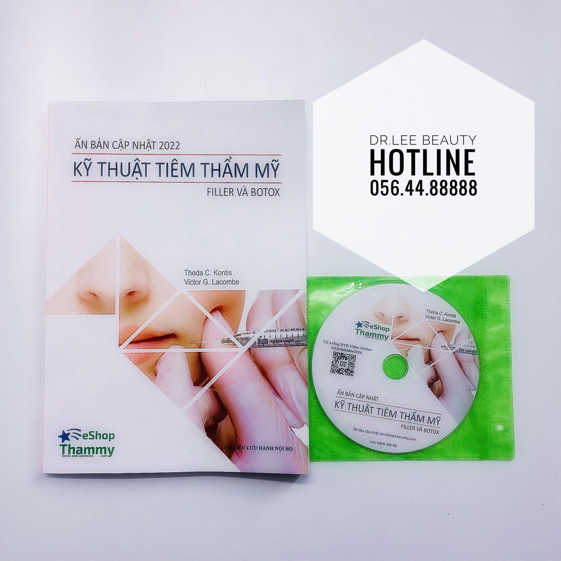 Sách kĩ thuật tiêm thẩm mỹ filler và botox kèm dvd ấn bản cập nhật 2022