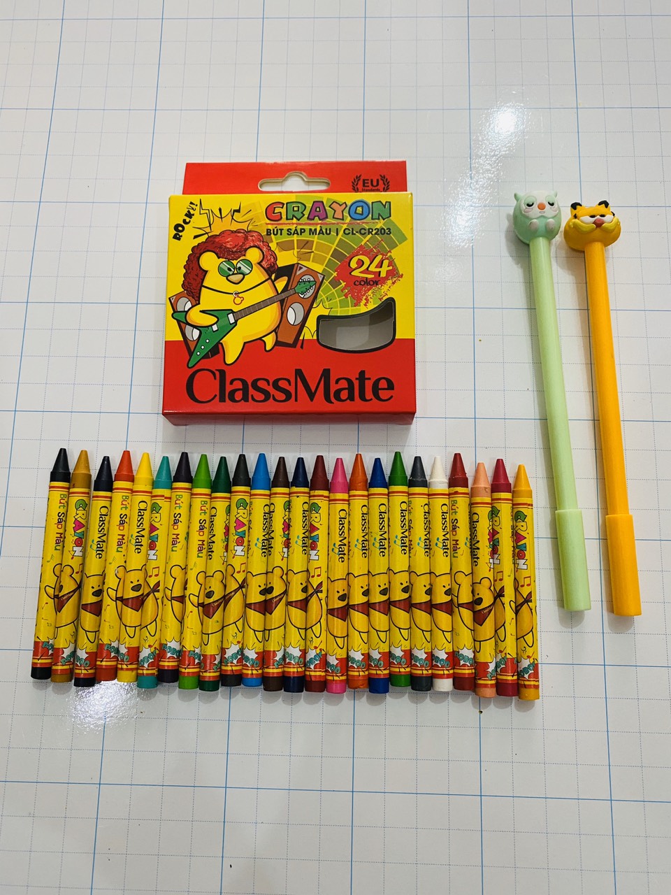 Bút sáp 24 màu classmate cr 203