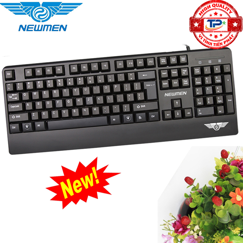 Bàn phím Newmen E340+ Plus chuyên game và văn phòng cổng usb - mẫu mới