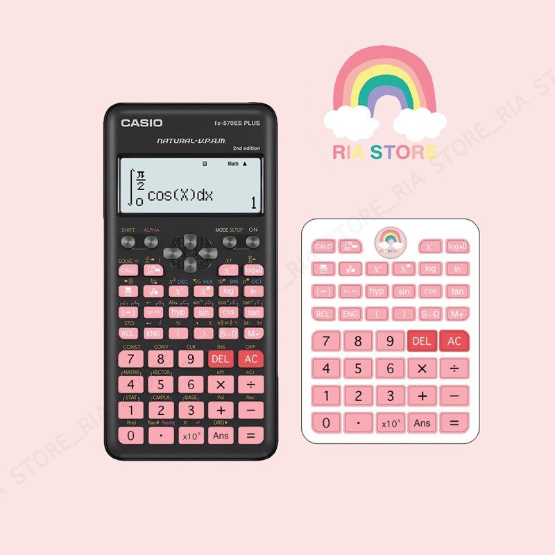 Miếng dán nút phím máy tính casio 570-2nd