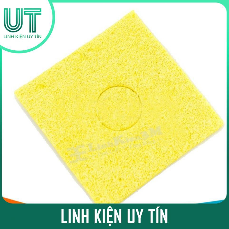 Bọt biển chùi mỏ hàn 6x6 cm (Loại Xịn )