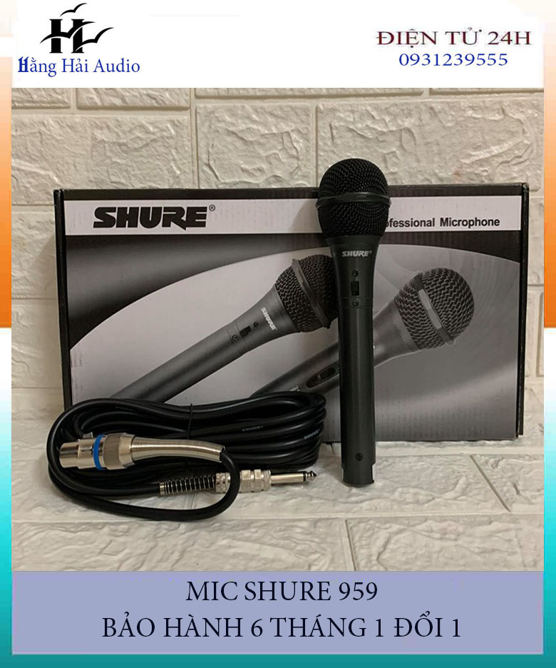 Micro hát karaoke Shure 959