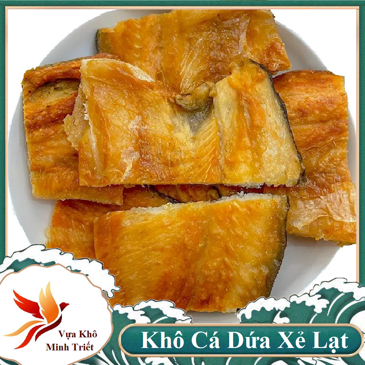 Khô cá dứa vừa ăn cần giờ lóc xương, thịt dày , an toàn không chất bảo quản phụ gia. kho ca dua- vựa khô minh triết