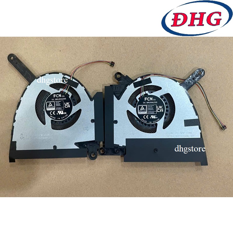 Fan quạt tản nhiệt CPU-GPU laptop Asus Tuf Dash F15 FX517 FX517Z FX517ZR FX517ZC RTX3060 RTX3070 DC1