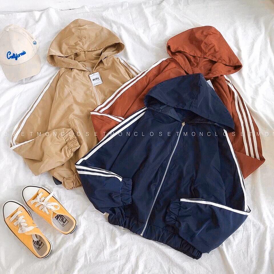 Áo khoác unisex chất dù 2 lớp - hàng bao chất vải