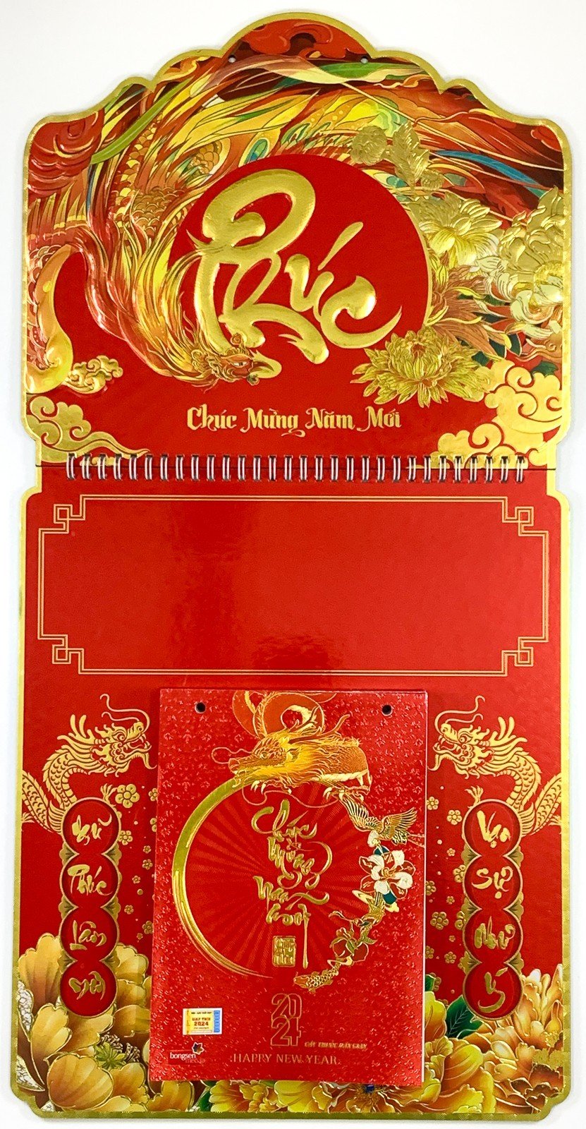 LỊCH TREO TƯỜNG 2024 - LỊCH BLOC 2024 Size: 14,5 x 20,5 (cm) LỊCH TẾT 2024