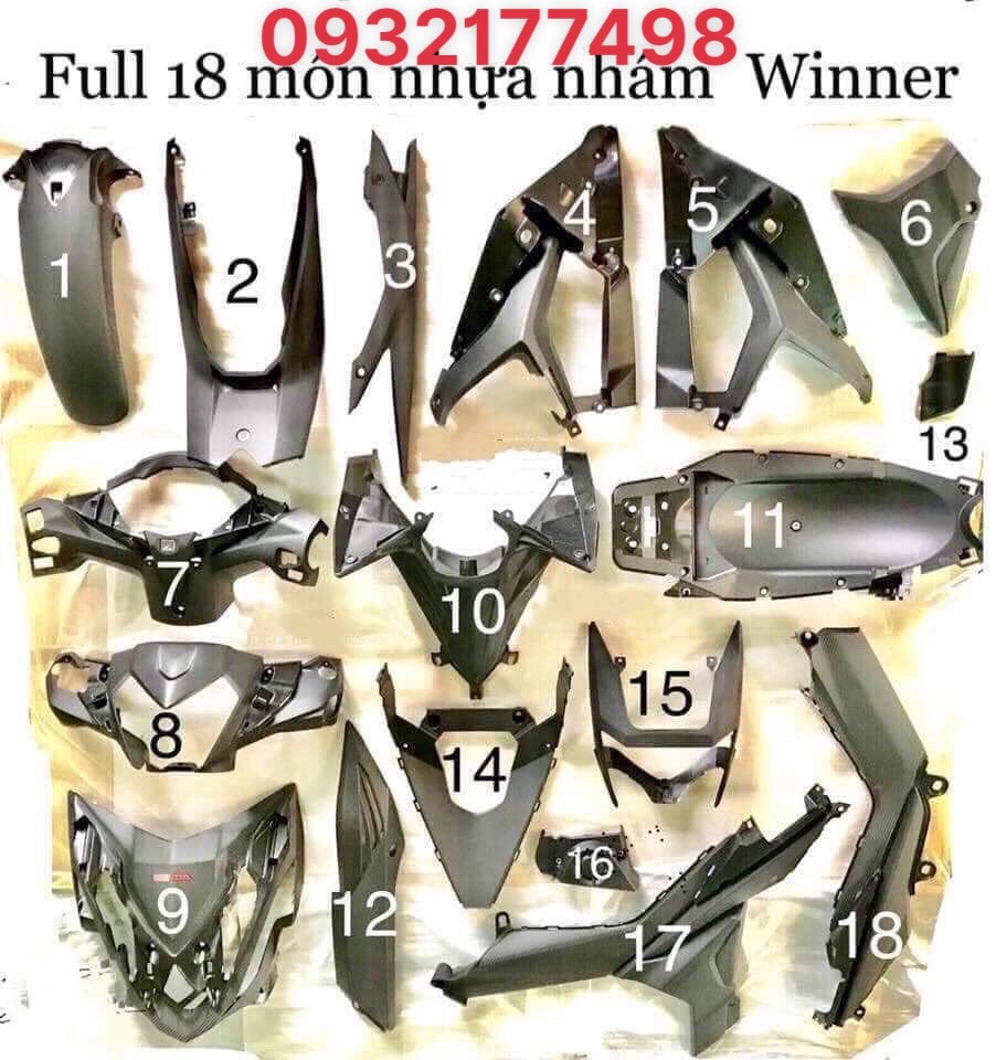 Nhựa nhám winner v1 zin hãng