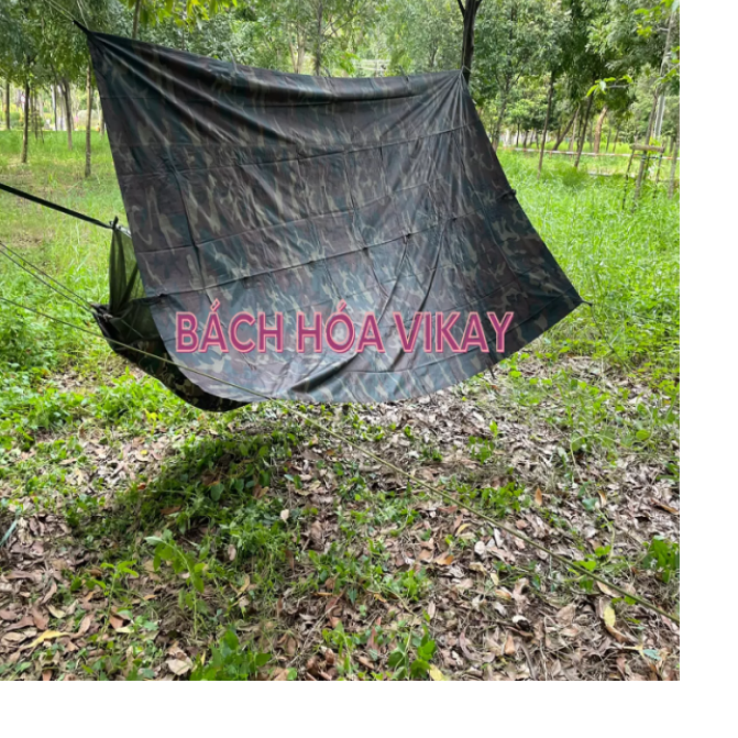 Tấm tăng Che võng đi phượt, du lịch dã ngoại và dây dù 16 mét