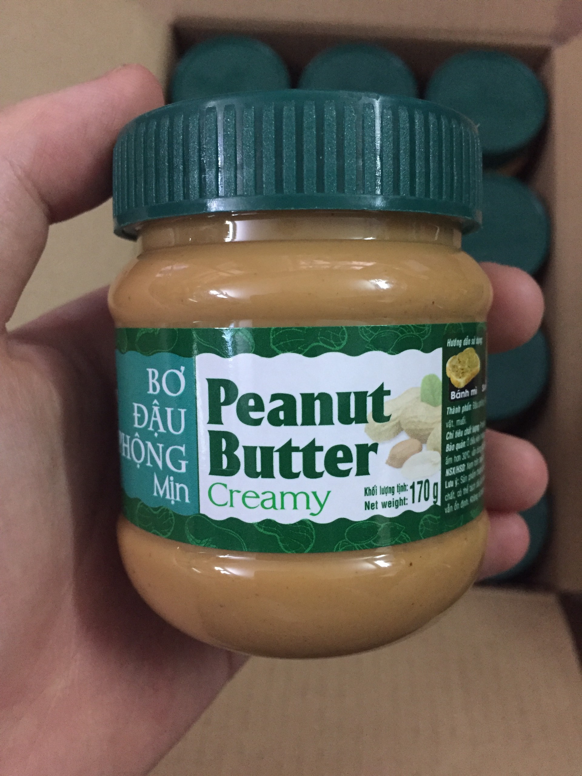 Bơ Đậu Phộng Mịn Golden Farm 170g ( Có 2 loại 340g và 170gr )