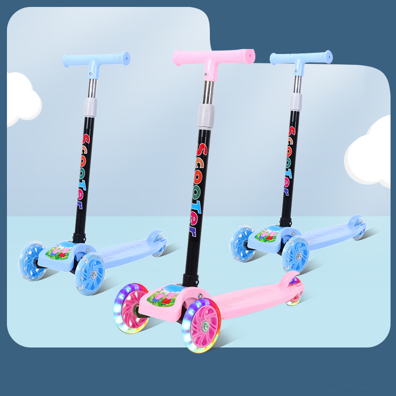 Xe trượt Scooter cho bé từ 3 - 8 tuổi, xe trượt scooter 3 bánh có đèn led - Tải Trọng Lên Đến 100kg - Xe Trượt 3 Bánh - Đồ chơi thể thao vận động ngoài trời cho bé , xe trượt có đèn led , xe scooter