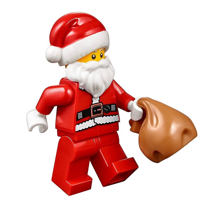 LEGO Minifigure Santa Claus with Toy Sack No Packaging New, genuine LEGO