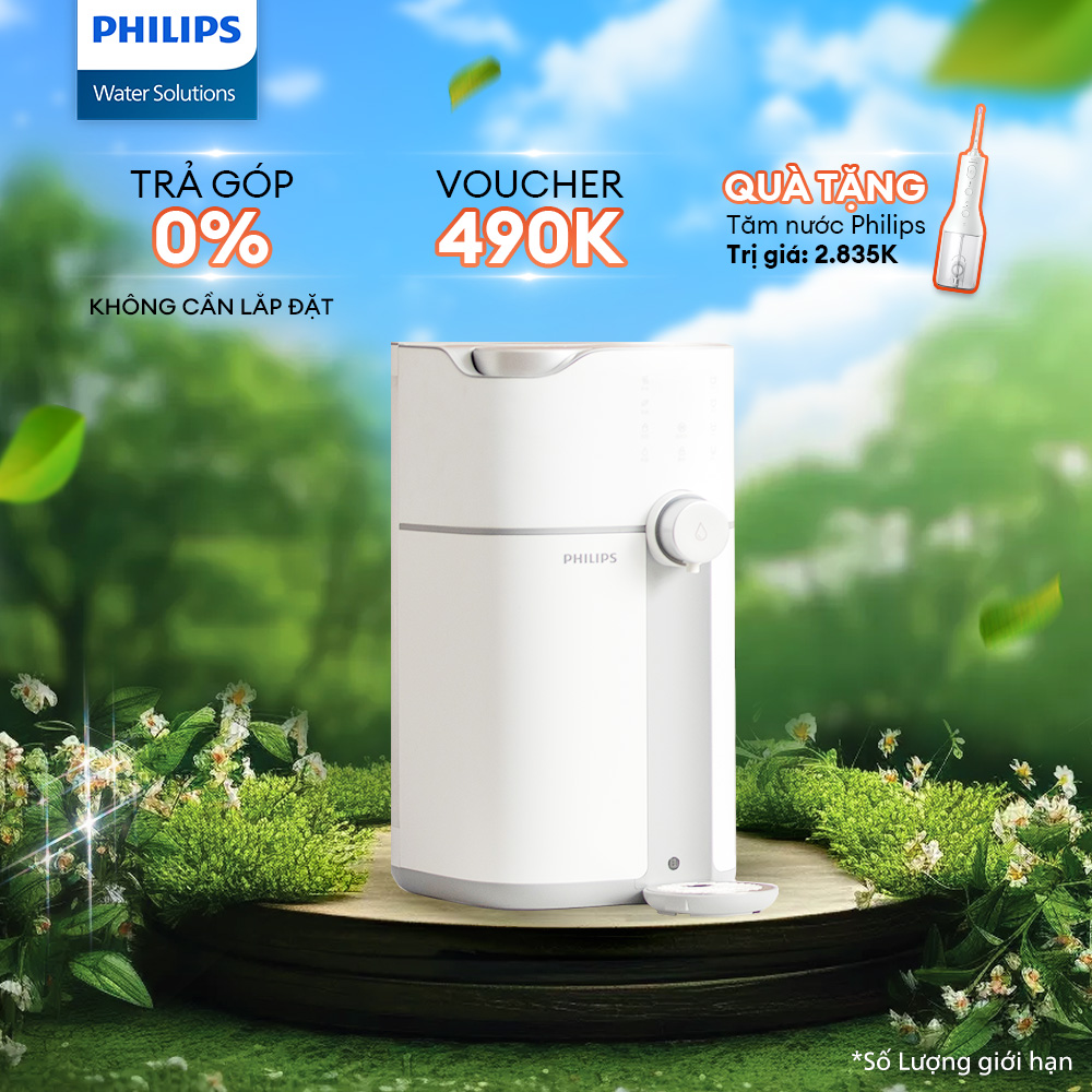 [Trả góp 0%] - [HÀNG CHÍNH HÃNG] Máy Lọc Nước Để Bàn RO Philips ADD6910