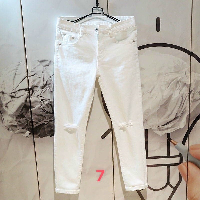 Quần jean nam quần denim nam cao cấp quần bò nam con giãn đơn giản chất jeans giày dặn munleshop2000 a530