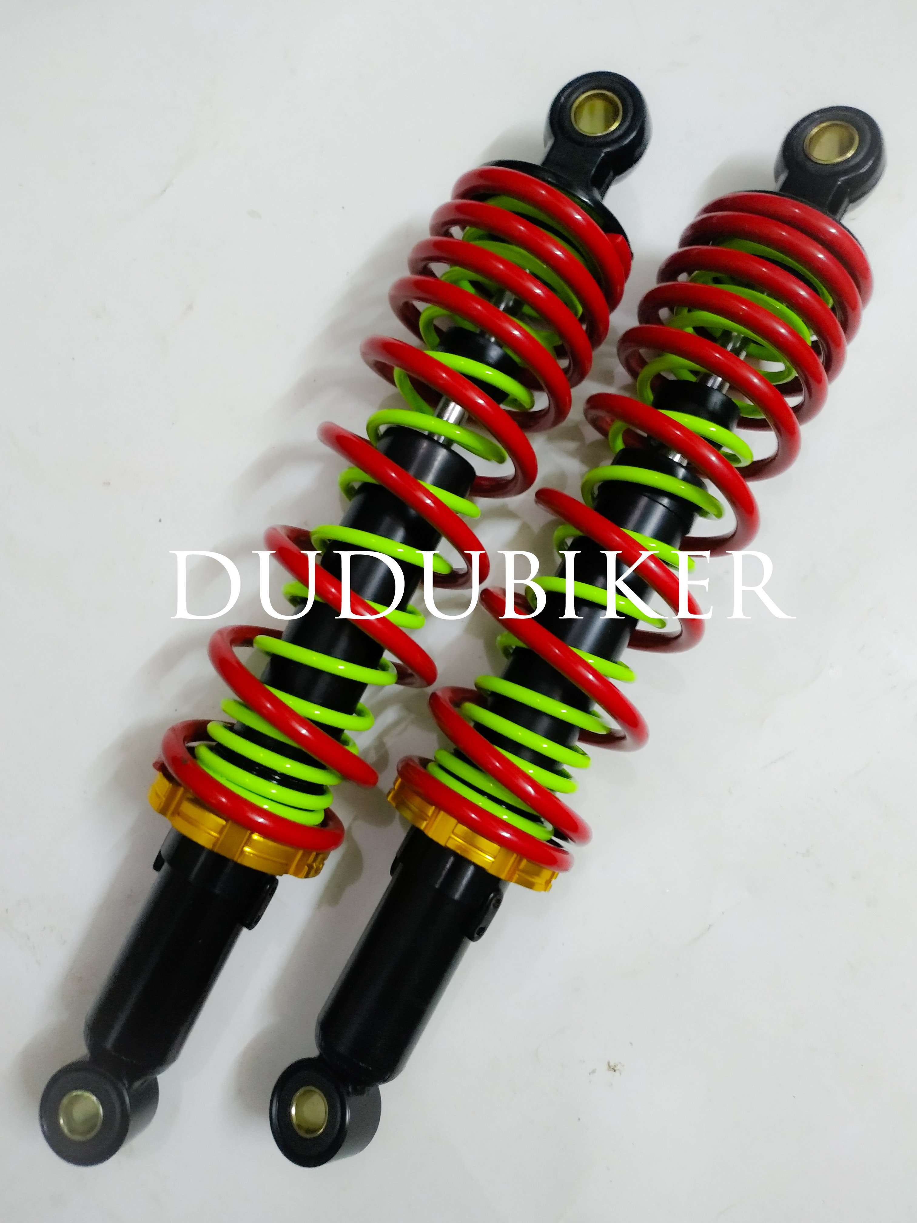 PHUỘC 2 LÒ XO GẮN WAVE, DREAM, FUTURE, BLADE, CUB ĐỜI MỚI VÀ XE CÙNG CHIỀU DÀI ( 330 mm )  PHUỘC - NHÚN CỰC ÊM - CỰC BỀN - TẢI TRONG TRÊN DƯỚI 2 TẠ