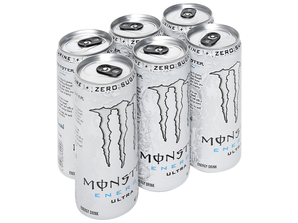 6 lon nước tăng lực Monster Energy Ultra 355mll