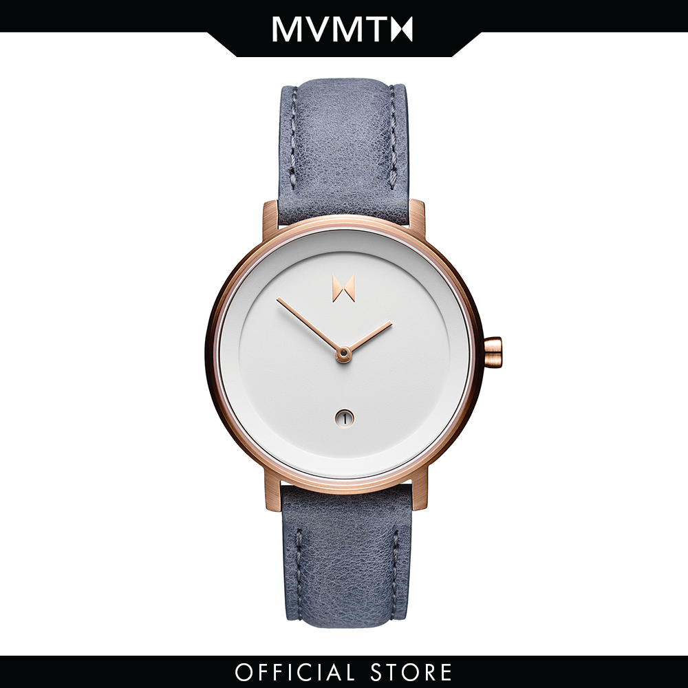 Đồng hồ nữ mvmt dây da 34mm - signature 2 d-mf02-wblu