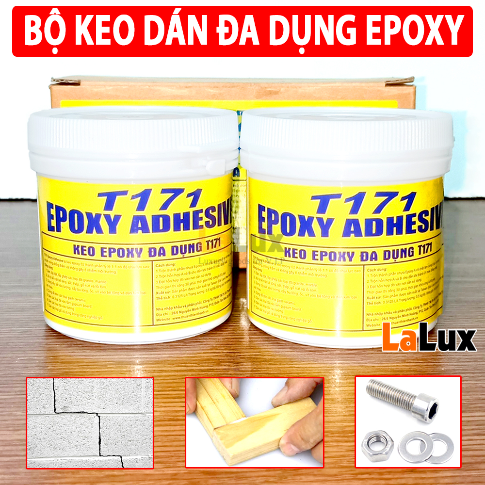Keo Dán AB - Keo Dán AB 2 Thành Phần - Keo Dán Đa Năng EPOXY T171, Keo Dán Sắt, Keo Dán Tường, Keo Dán Gỗ,... - Xuất Xứ Tại Đài Loan