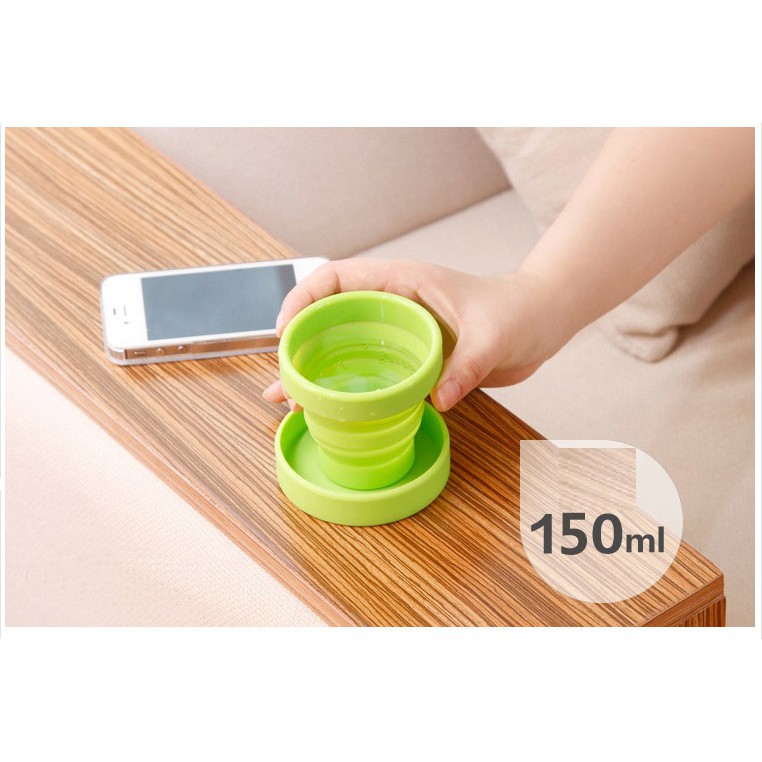 Ly nhựa gấp gọn du lịch - giao màu ngẫu nhiên