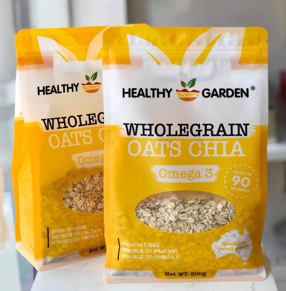Yến mạch hạt chia Healthy Garden Úc
