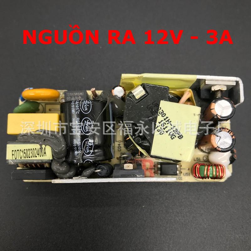 Mạch nguồn 12V | Mạch sạc Pin 12V | Mạch sạc Bình 12V cho loa kéo nguồn ra 12VDC - 3A