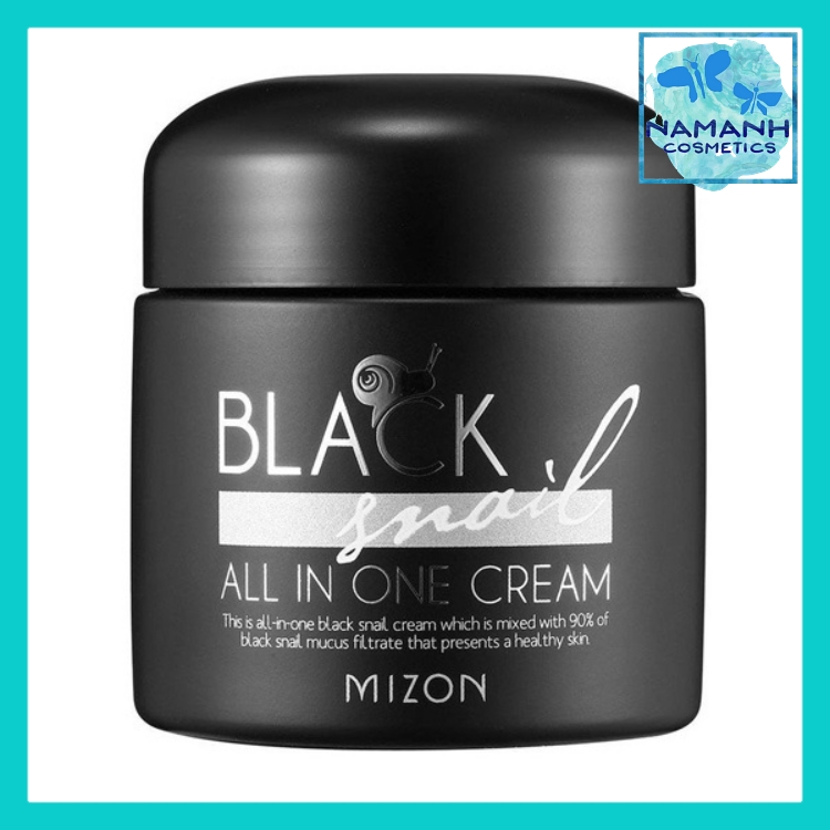 Kem dưỡng tái tạo da dịch ốc sên Mizon Black Snail All In One Cream 75ml