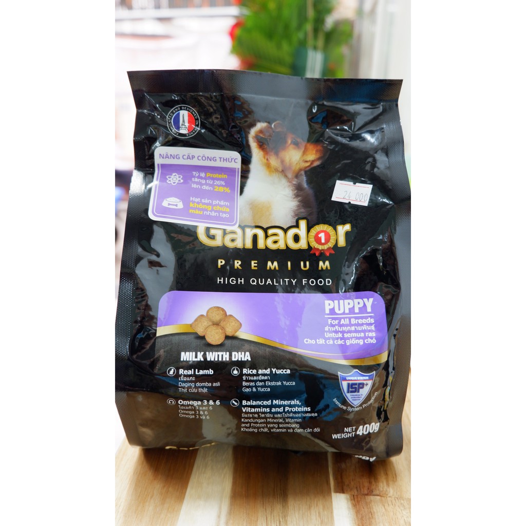 [HCM]THỨC ĂN CHO CHÓ CON GANADOR PUPPY 400g
