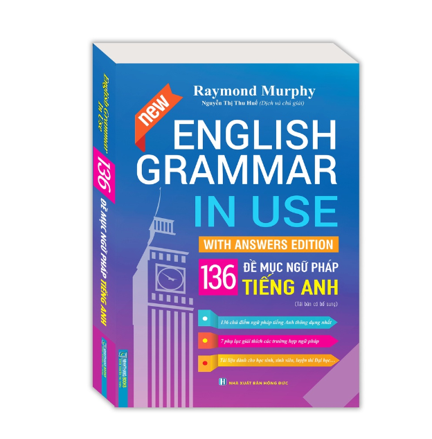 Sách - English Grammar In Use - 136 Đề Mục Ngữ Pháp Tiếng Anh bản màu