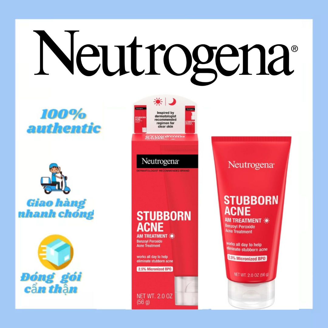 Kem Dưỡng Da Ban Ngày Neutrogena Stubborn Acne AM Treatment (56g)