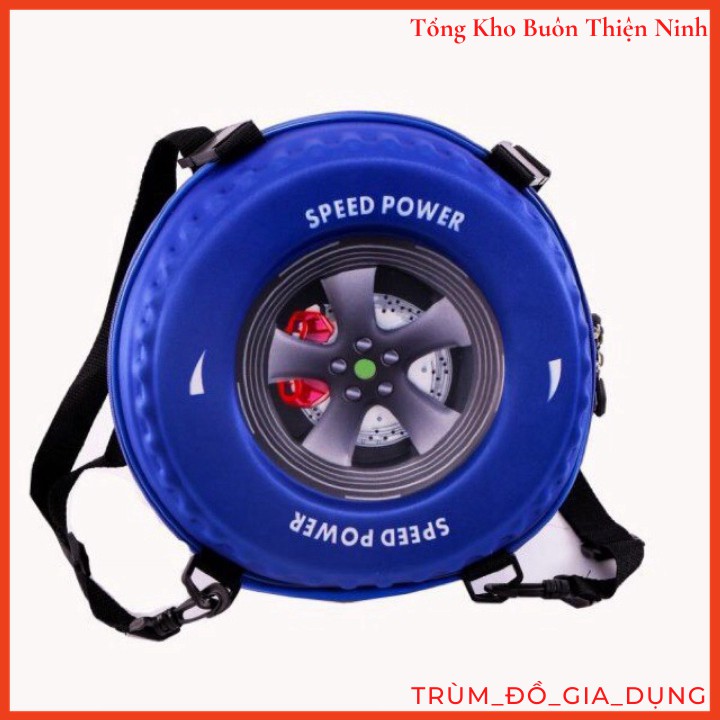 Balo hình bánh xe cho bé