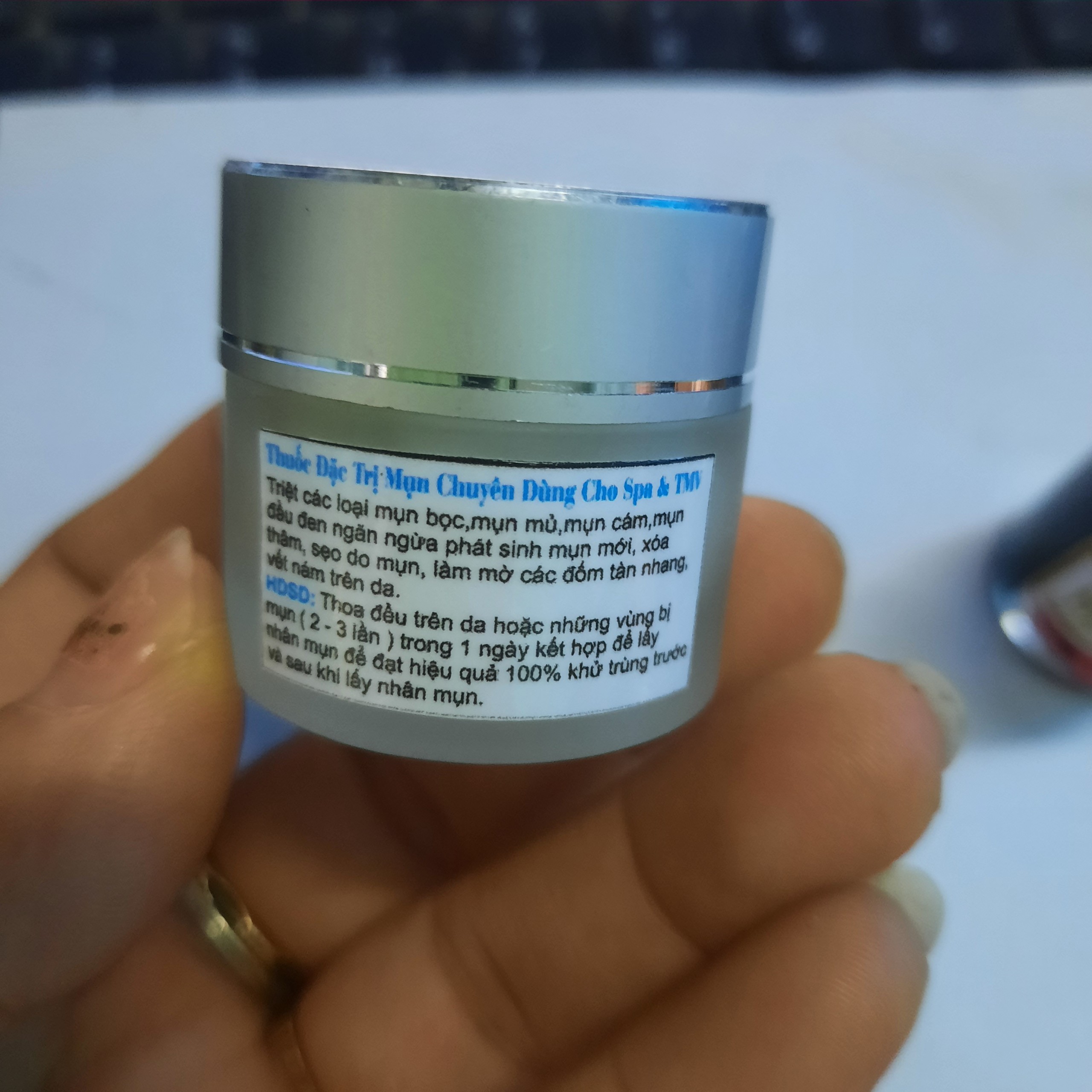 KEM CHẤM MỤN THẦN THÁNH SIÊU TỐC tinh chất NHÂN SÂM sạch tất cả các loại mụn cứng đầu mờ thâm nám khô cùi