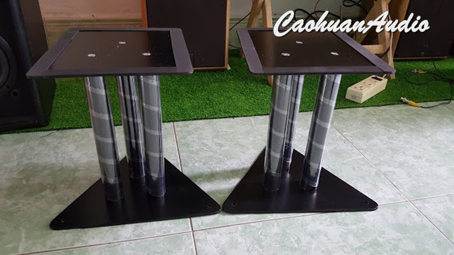 [HCM]Chân để loa bằng sắt Màu Đen 3 Tấc