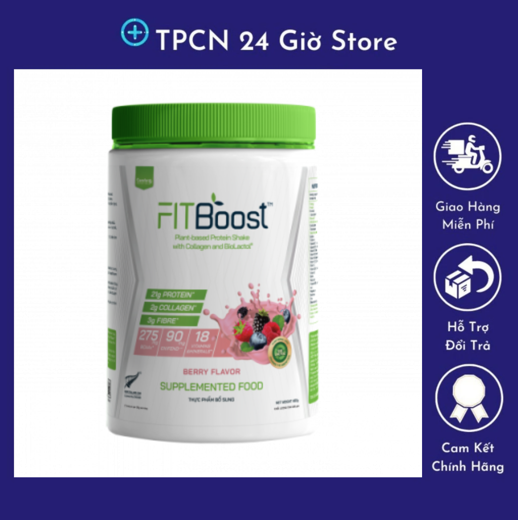 Combo 2 Lọ Đạm thực vật Fitboost Protein chính hãng