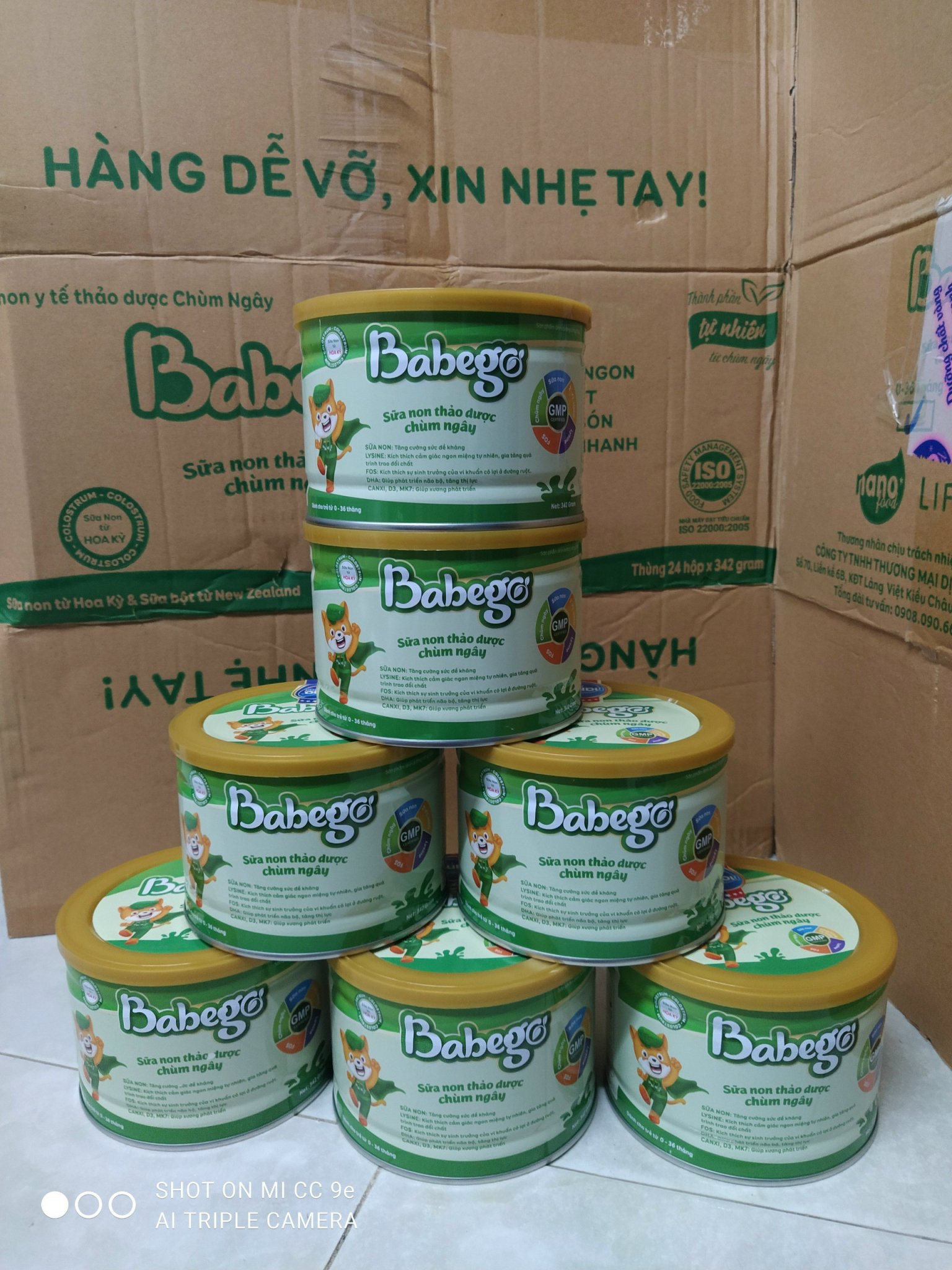 Hot mua 3 tặng 1 sữa non thảo dược chùm ngây babego 100% sữa non từ hoa kỳ 342 gram