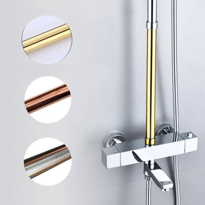 ss vòi hoa sen Ống mở rộng ống 30 40 50cm mở rộng ống bar, nâng cao ống trượt thanh vòi hoa sen ống kéo dài ống phòng tắm