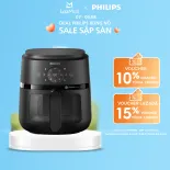 Nồi Chiên Không Dầu cảm ứng Philips NA220/00 - 13trong1 |4.2L|RapidAir Chín đều không lật trở- BH 2 năm - Hàng Phân Phối Chính Hãng