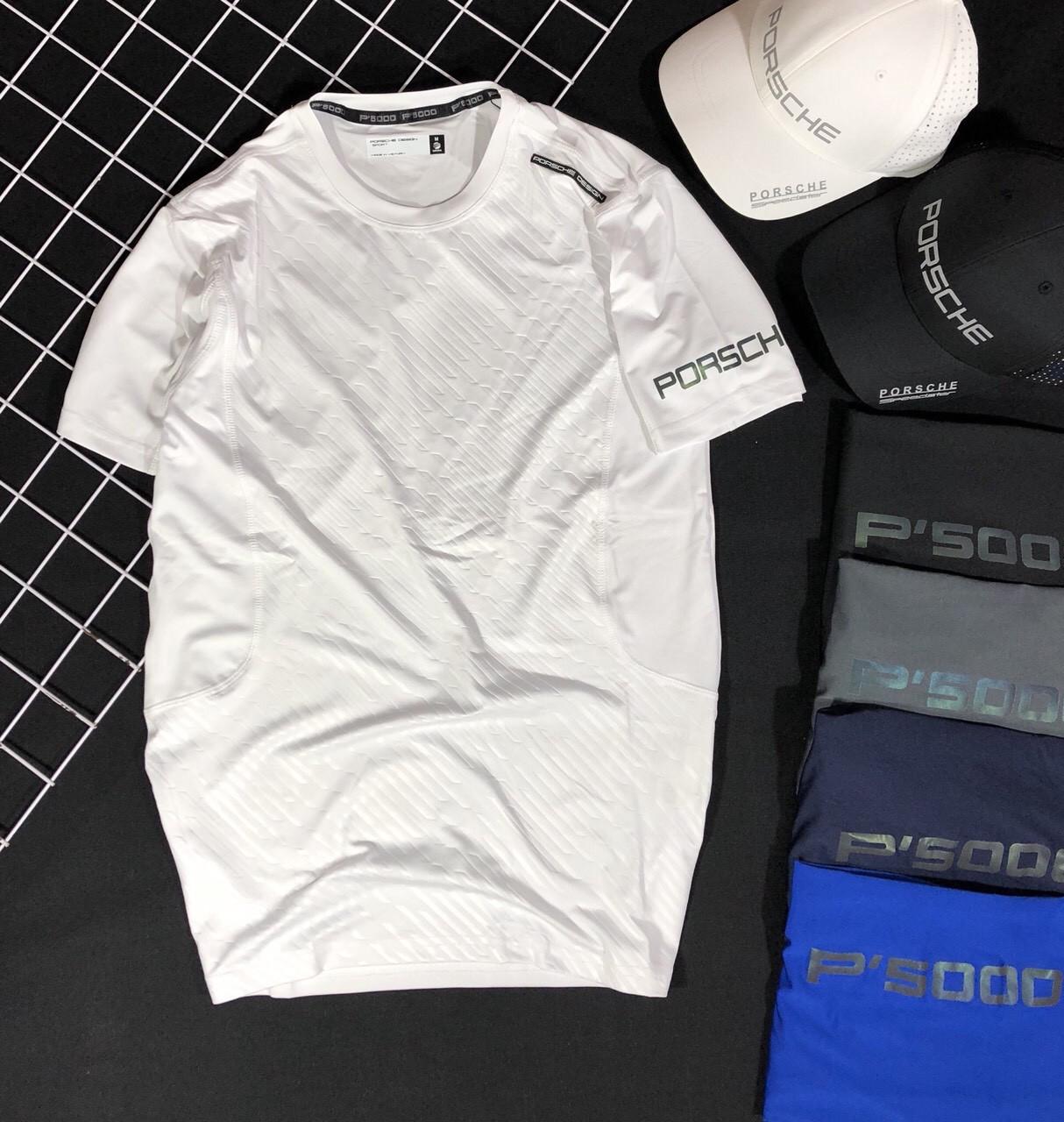 [HCM]Áo thun nam thể thao phối logo dạ quang P500 cực chất AXK071