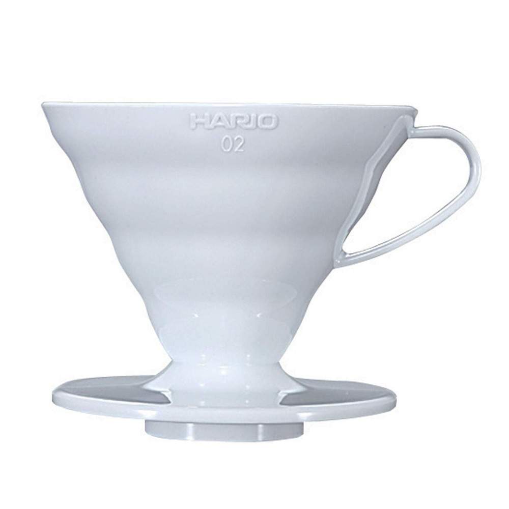 Phễu lọc cà phê pour over hario v60 plastic trắng vd 02w
