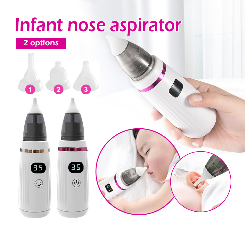  Máy hút mũi điện tử cho bé-màn hình LCD 5 chế độ,hút mũi cầm tay bằng silicon cho bé sơ sinh,an toàn không đau 